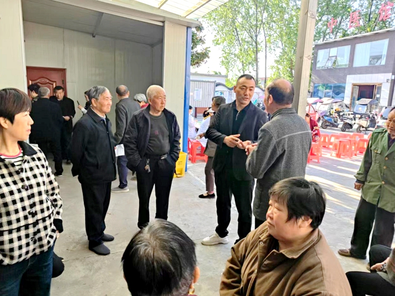 霍邱一院河口镇分院开展2025 年老年人体检服务工作